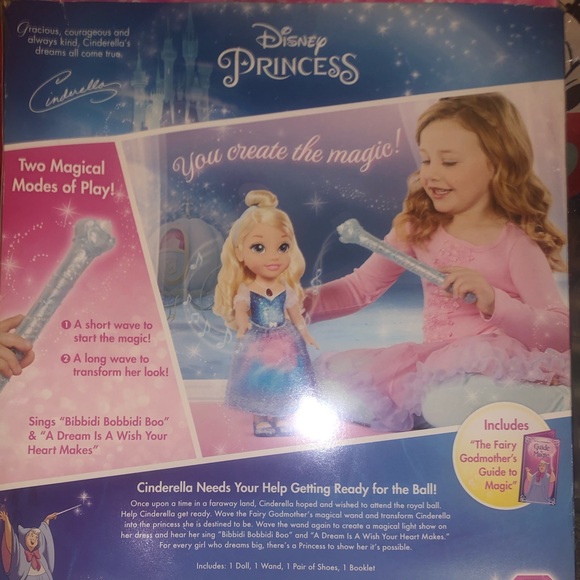 Disney Princess Magical Wand 14" Cinderella Doll - Picture 6 of 8